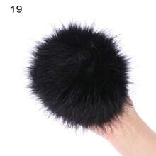 15cm Bắt chước Pompom Đối với phụ nữ Mũ Pom Poms Đối với Mũ Pompon Đối với Mũ len Mũ lưỡi trai Mũ len - màu đen - Xem 7