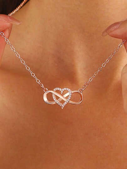 قلادة سحر على شكل قلب برينستون عيد الحب