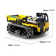 542pcs 3-In-1 Educational Science & Technology Building Blocks Set, Including Engineering & Robotics Construction Vehicle, Programming Robot, Children'S Gift Electronic Toy - 3 In 1 Programming Engineering Vehicle - View 3