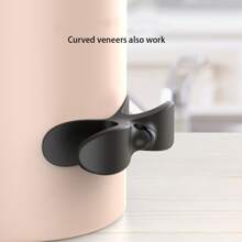 1pc Power Cord Organizer For Kitchen Storage, Wire Cable Winder Clip, Plug Holder, Cord Management, Home And Office - Black - View 1