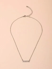1pc Mama Pendant Necklace For Women - Gold - View 7