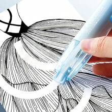 1pc Macaron Color Retractable Correction Tape With 360° Rotation, 6m - Mauve Purple - View 5