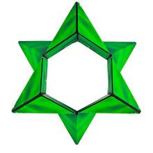 1個立方無限魔術方塊3d磁性建構積木益智幾何變換解謎玩具,適合男孩和女孩 - 森林綠 - 查看 4