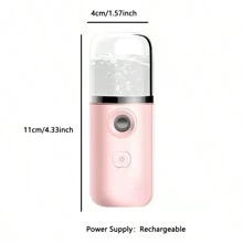 便攜式納米霧化噴霧器,適用於護膚和化妝 - 保濕和補水小型面部霧化噴霧器 - 白色 - 查看 6