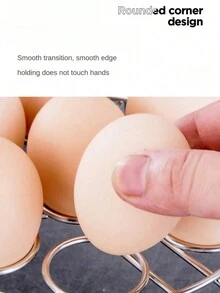 加厚不鏽鋼蒸架、多功能高低腳蒸籠、蒸菜砂鍋、耐熱架、單層可堆疊、七蛋蒸架、家用廚房蒸籠烹飪配件等。 - 銀色 - 查看 5