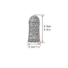 5入組,5級防切割手指套裝,拾取器,拇指刀,廚房切割雕刻保護手指套,hppe製造 - 灰色 - 查看 8