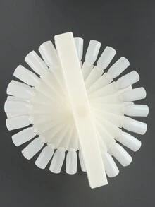 36pcs Nail Tips Display Stand Diy Nail Art Showing Shelf Gel Nail Polish Color Card Spiral Display Stand Shelf Rotating Tip - Apricot - View 5