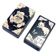 1 Satz 10,5 * 6,3 Cm Mit Pdf-broschüre Kitten-karten Wahrsagekarten Für Anfänger