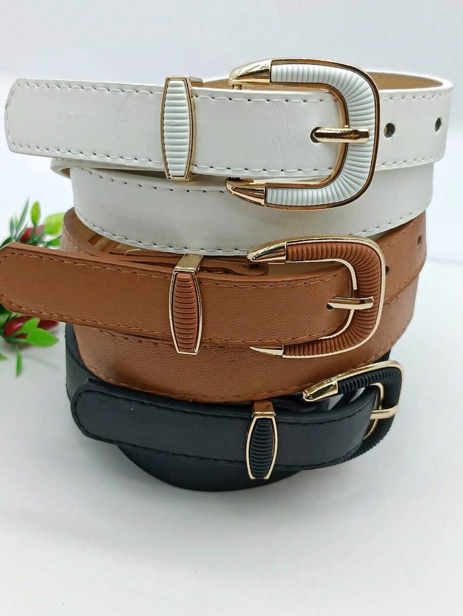 Women Belts - 白色 - 查看 1