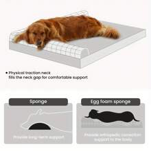 Dog Sofa Pet Bed For Small Medium Large Dogs Corduroy Double SidedRemovable Washable Dog Bed Dog Sofa Pet Bed Small Medium AndLarge Dog Double-Sided Detachable Washable Dog Bed Up To 88lb - Grey - View 6