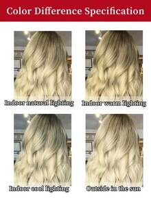 5入組奶白色夾式髮片,16英寸長捲曲波浪合成髮,萬聖節化妝舞會時尚派對聖誕新年的女性兒童女孩禮物