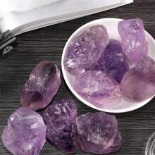 淺紫色水晶原石香薰石香薰石魚缸消磁 - 紫色 - 查看 1