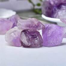 淺紫色水晶原石香薰石香薰石魚缸消磁 - 紫色 - 查看 6