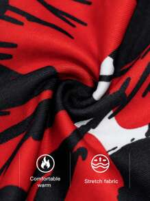 Men's Compression Pants With Digital Printing, Fitness Long Pants, Sports Gym Jogging Running Quick-Dry Workout Active Cropped Trousers - Multicolor - View 3