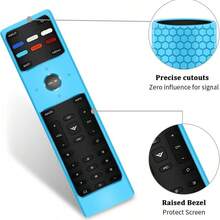 New Smart LCD LED TV Remote Control Silicone Protective Cover, Shockproof Replacement Remote Control Case, Compatible With XRT136 Vizio - Royal Blue - View 5