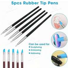 33pcs DIY Herramientas Escultura Para Modelar Arcilla Polimerica Y Cerámica Estecas Fondant - Multicolor - Ver 5