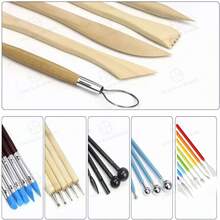 33pcs DIY Herramientas Escultura Para Modelar Arcilla Polimerica Y Cerámica Estecas Fondant - Multicolor - Ver 4