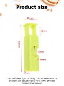 10入組可重複使用的食品儲存袋夾,用於零食、麵包的新鮮保鮮夾具,廚房塑膠封口夾,配件 - 彩色 - 查看 7