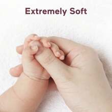 Momcozy Baby Bath Towel Set, Conjunto de toalhas de bebê de 8 peças, 2 toalhas com capuz para bebê 76 x 76 cm e 6 toalhas de rosto para bebê 24 x 24 cm, toalha de bebê com capuz para recém-nascidos, macia e superabsorvente, unissex - Branco - Ver 4