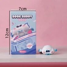 1個3d海洋動物水母形狀pvc書籤,可愛設計 - 藍白色 - 查看 2