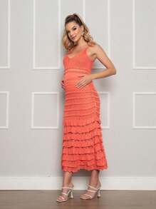Maternity Dresses - trái cam - Xem 4