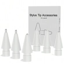 6pcs Durable Metal Pen Nibs- Compatible With Apple Pencil 1st/2nd Generation Gifts For Mother, Family, Friends, Birthday, Holiday Pen Accessories