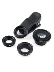 3 In 1 Cell Phone Lenses Kit For Photos With Fisheye, Wide Angle And Macro - 彩色 - 查看 4