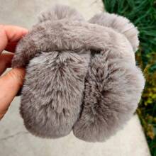 1pc Women's Bohemian Ear Muff(Random Color) For Warmth & Protection, One Size Fits All, Stretched And Thickened, Great For Outdoor In Fall And Winter - Bronze - View 6