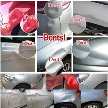 Auto Body Repair Tool Kit, Car Dent Puller With Double Pole Bridge Dent Puller, Glue Puller Tabs, Glue Shovel For Auto Dent Removal, Minor Dents. - Black - View 6