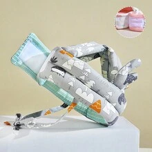 嬰兒防摔保護頭盔,夏季帶墊底防撞保護頭髮 - 灰色 - 查看 3