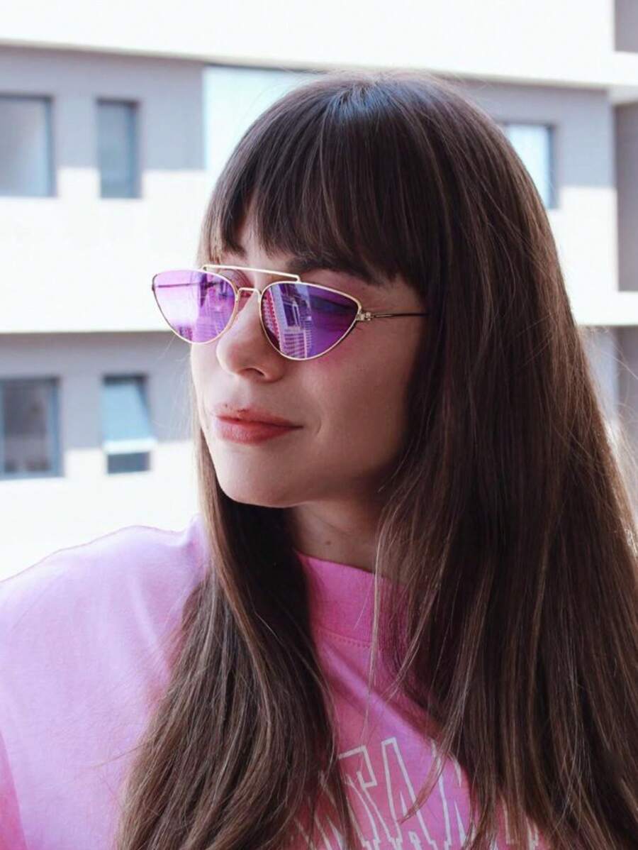 Fashion Glasses Vintage - Purple - View 1