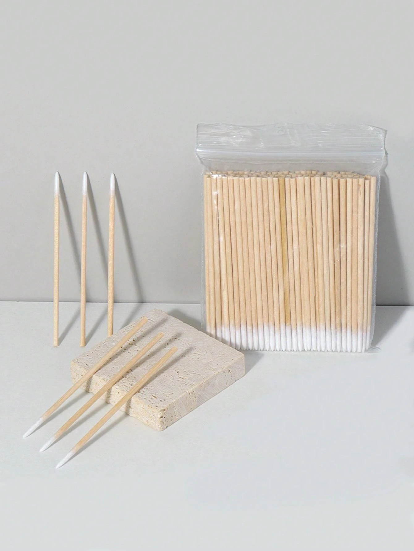 100pcs/Pack SemiPermanent Makeup SingleEnded Cosmetic Stick With Tip