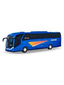 Kit 4 Onibus Brinquedo Miniatura Iveco Brinquedo Para Criança Cor: aleatório - Multicolorido - Visão 2