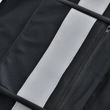 PowerMotor 1pc Orange Reflective Vest For Night Cycling, Road Safety - Orange - View 4