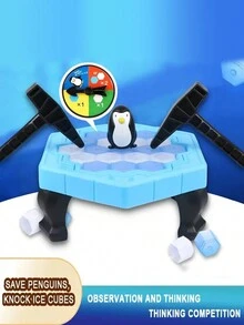 1 件腦筋急轉彎兒童玩具,拯救企鵝遊戲,親子互動益智遊戲,男孩益智玩具,生日禮物 - 彩色 - 查看 2