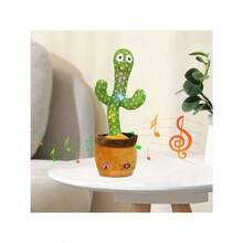 會說話的仙人掌玩具,會跳舞的仙人掌嬰兒玩具,帶著燈光,會唱歌的模仿仙人掌嬰兒玩具,重複你說的話仙人掌,錄音15秒 - 綠色 - 查看 4