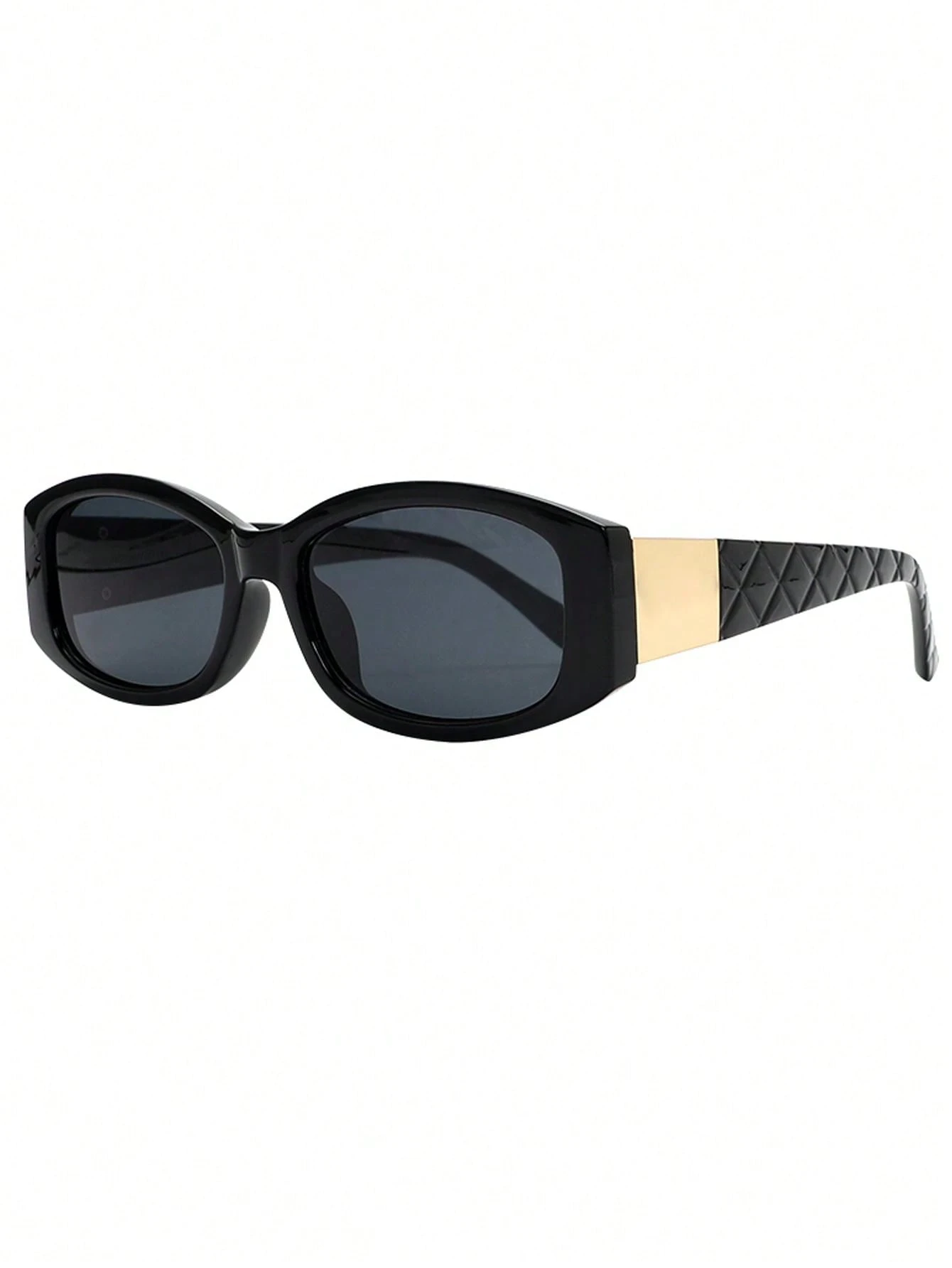 1pc Classic Vintage Small Frame Fashion Glasses, For Outdoor Travel