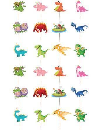 24Pcs Dinosaur Cupcake Toppers Dinosaur Cupcake Picks Dino Cake Decorations For Birthday Party,Baking Decor,Muffin Cake Picks,Pizza And Ice Cream Toppers Dinosaur Party,Dinosaur Cake Topper,Dinosaur,Dino Decor,Dinosaur Decor Party,Muffin Cupcake,Dinosaur Theme Birthday,Dino Cupcake,Cup Cake,Dinosaur Party,Dinosaur,Dinosaur Birthday