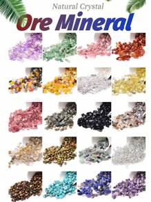 天然水晶石 多種材料礫石礦石 礦物水族箱裝飾 Diy 禮物