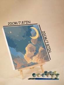 Peinture Par Numéros Pour Débutants Adultes, 20 L X 20 L/30 L X 30 L Peinture De Dessin De Photo De Toile Avec 2 Pinceaux En Acrylique Sur Les Fleurs Et Les Paysages Pigmentés