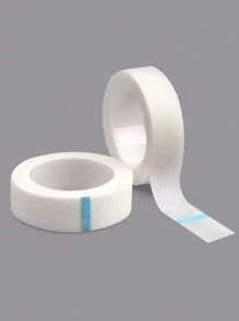 30捆睫毛膠帶,粘合布製睫毛延伸膠帶,醫用透氣微孔布製膠帶,單個延伸用品,每捆9米/10碼（白色） - 白色 - 查看 7