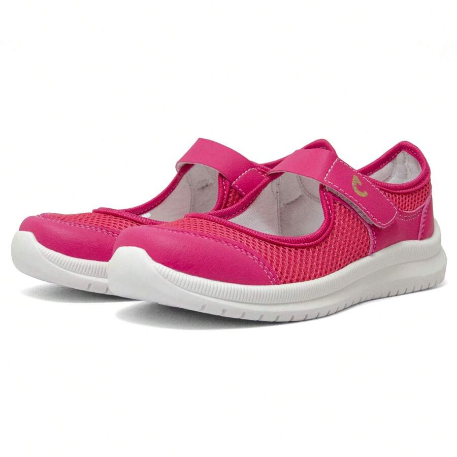Women Wedge Sneakers - Pink - View 1