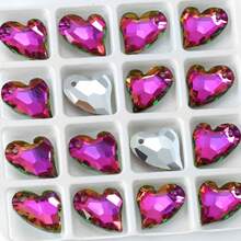 1 Miếng 14x17mm Ly Hình trái tim Mặt dây chuyền trang sức DIY - Waitao VL - Xem 5