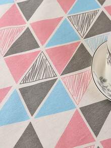 1pc Colorful Rhombus Modern Simple Style Tablecloth For Coffee Table, Hotel Dining Table - Color Rhombus - View 7