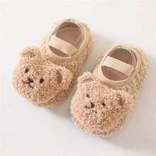 1 Par Calcetines Para Niños Gruesos De Suelo Con Suela Antideslizante Para Bebés Que Aprenden A Caminar, Lindos Y Suaves Para Uso Diario, Opción De Calcetines Para Bote De Verano
