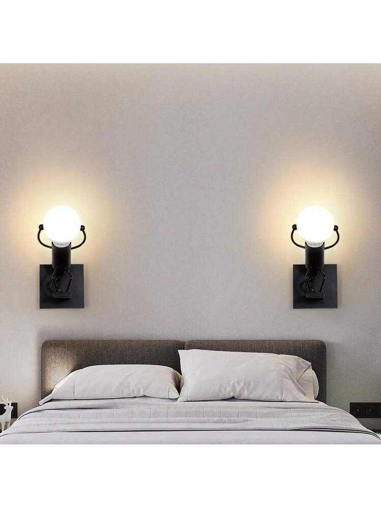 ZMH 2pcs LED lampada da parete camera da letto soggiorno