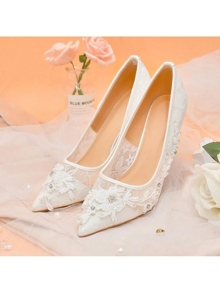 wedding heels for lace dress Comfortable Wedding Shoes: 39 Bridal Ideas [2026 Guide]
