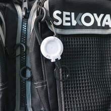 1入組自動伸縮防盜拉繩，易拉式扣緊鬆繩，彈性鑰匙鍊，運動伸縮鑰匙圈防丟失 - 白色 - 查看 5