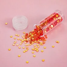 12 瓶/套創意 Diy 軟陶材質奶油膠、多色糖粒、星星亮片、心形和工藝品配件,適用於手機殼、髮夾和其他裝飾品製作,diy 套件 - 款式D - 查看 10