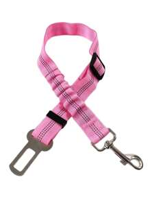 1pc Nylon Reflective Elastic Shock-Absorbing Safety Leash For Pets, Suitable For Small And Medium-Sized Pets, Color Random - Multicolor - View 3